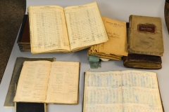 Geschäftsbücher aus den Anfangsjahren