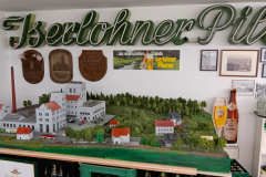 Modell der Brauerei 1:87, Bauzustand Ende der 1950er Jahre