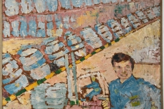 Großformatiges Kunstwerk von Oskar Escherich