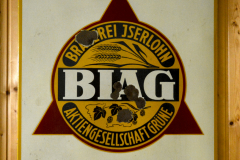 Emailwerbeschild für die Außenwerbung, ca. 1930