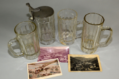 Erste Bierkrüge ohne Beschriftung von 1904, aus der Gaststätte Bölling